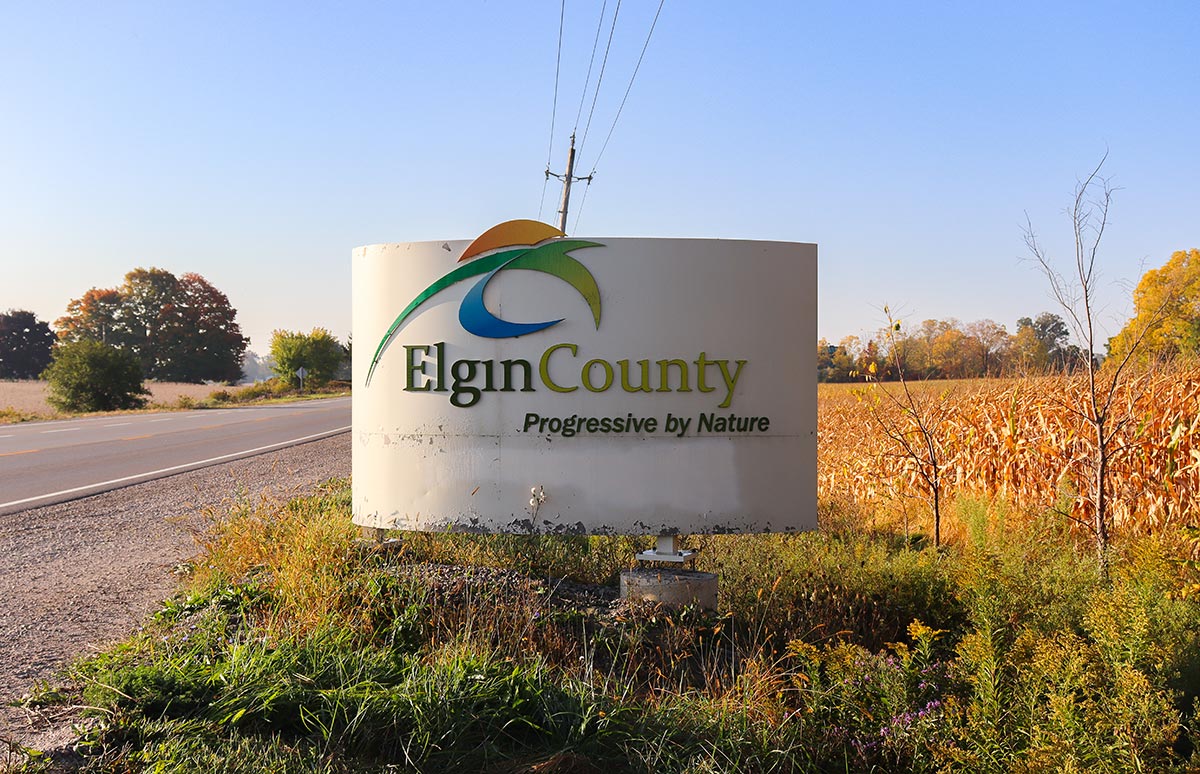 Elgin County Sign